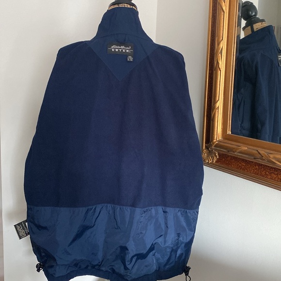 Eddie Bauer EBTEK Gore-Tex Jacket Men`s XL Coat Rain Parka Navy Blue - Picture 5 of 12